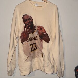 Cream LeBron Sweatshirt